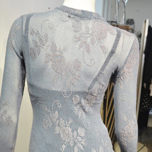 Veronica de Laurentis Vintage Mesh Crew Pullover - Picture 4 of 7